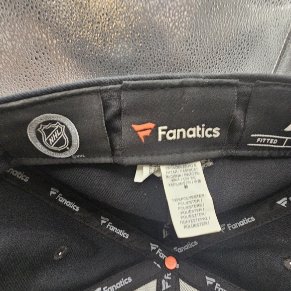 Anaheim Ducks NHL Fanatics Fitted Hat – Size 7 (55.8 cm) – Black - Picture 4 of 4